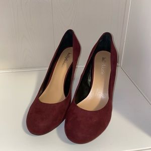 Burgundy Kelly & Katie pump heels
